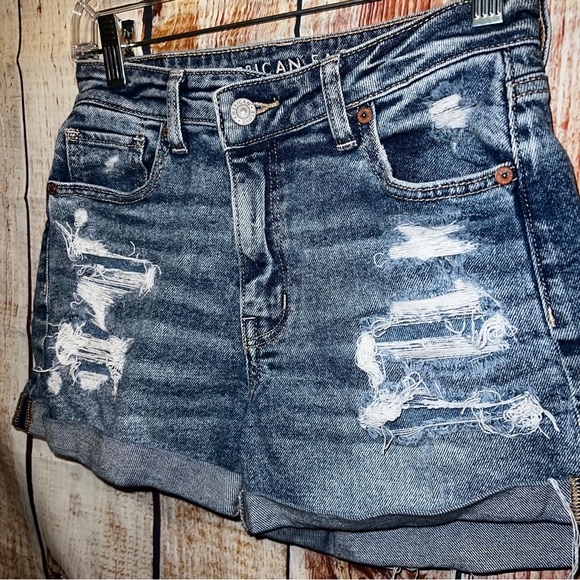 American Eagle Mom shorts size 0 - Picture 3 of 8